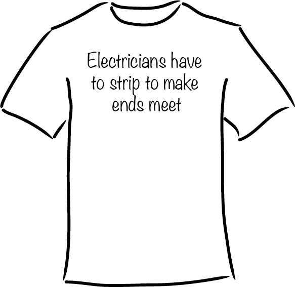 T-shirt-ELECTRICIANS