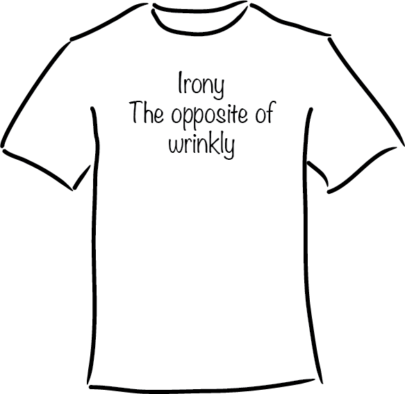 T-shirt-IRONY