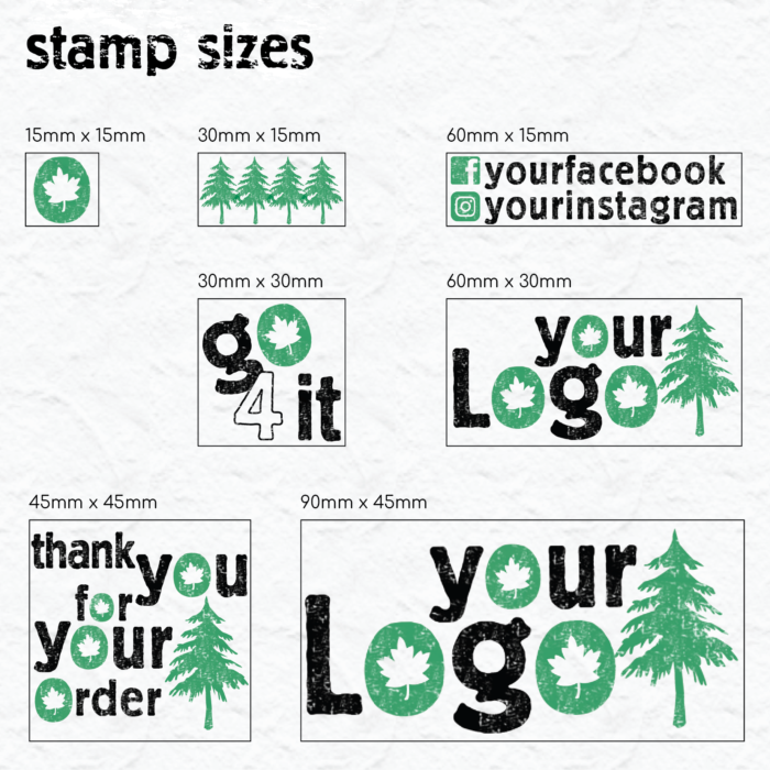 stamp sizes