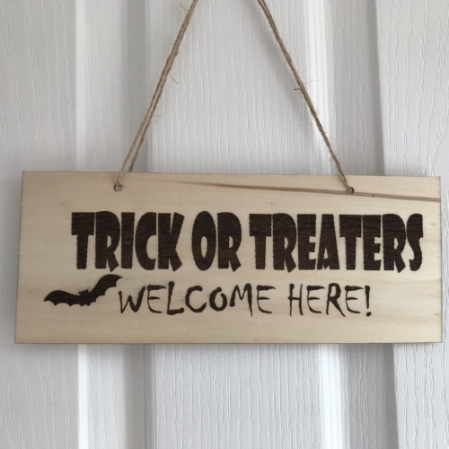 Halloween Trick or treaters welcome