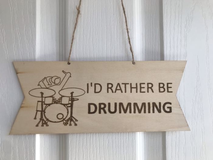 Rather be drumming F