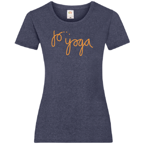 Jo Yoga T-shirt Heather Navy