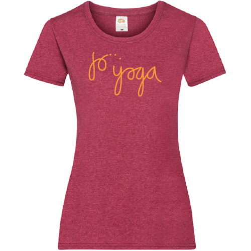 Jo Yoga T-shirt Heather Red