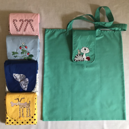 Embroidered bags