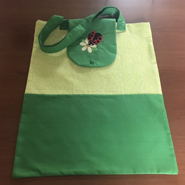 Ladybird bag greens