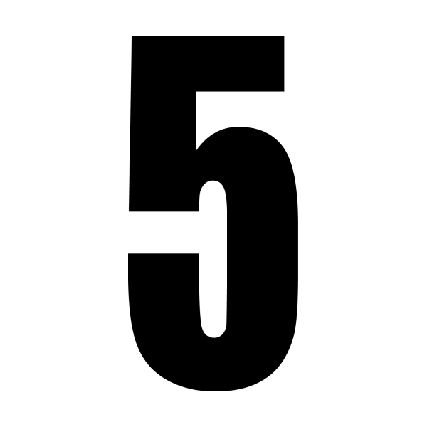 5 race number