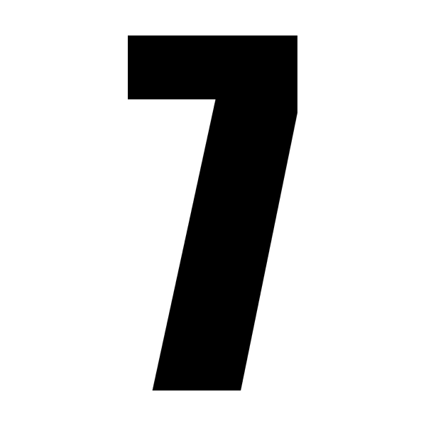 7 race number